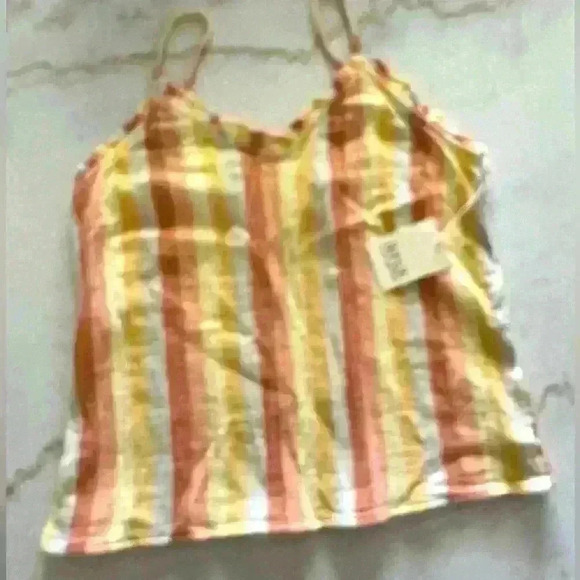 NWT a.n.a striped  tank women’s size Medium. - Picture 4 of 6